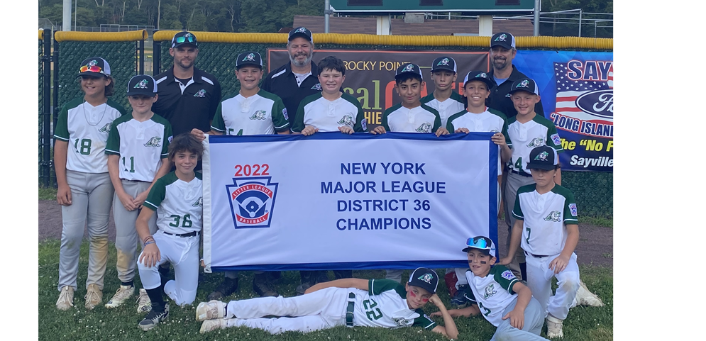 East End Little League District 36 Baseball 10/11/12 2022 Champions