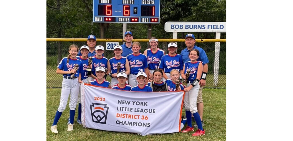 North Shore Little League District 36 Softball 10/11/12 2023 Champions!