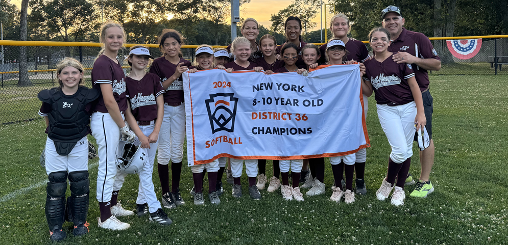 East Hampton Little League District 36 Softball 8/9/10 2024 Champions!