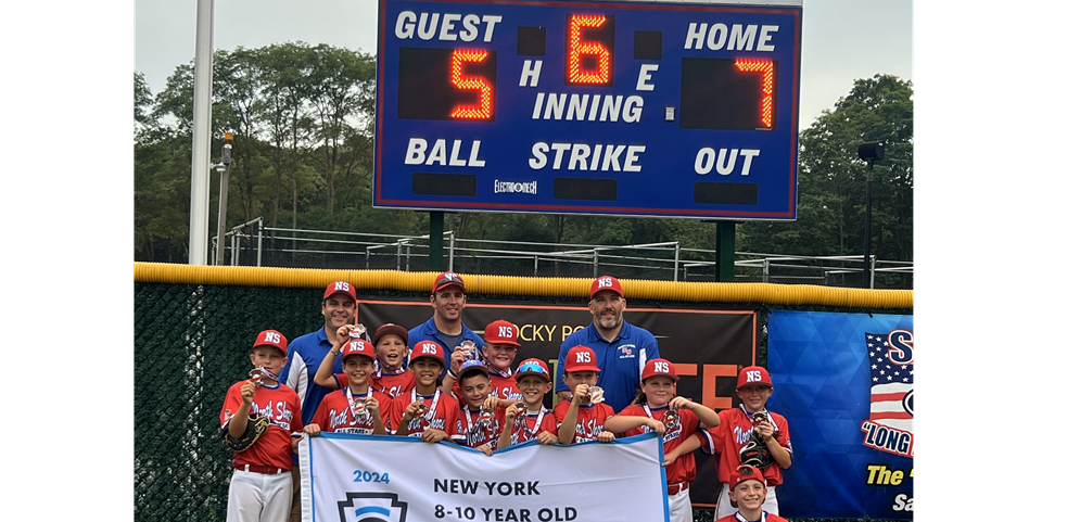 North Shore Little League District 36 Baseball 8/9/10 2024 Champions!