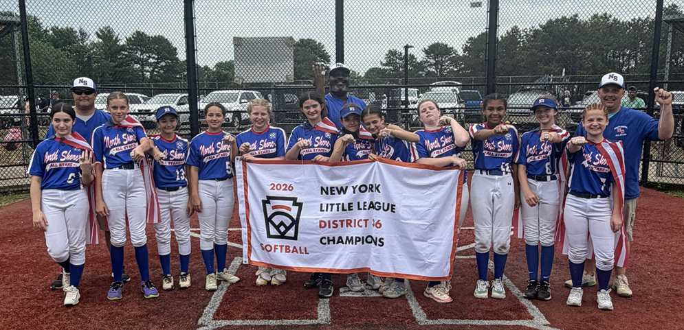 North Shore Little League District 36 Softball 10/11/12 2026 Champions!